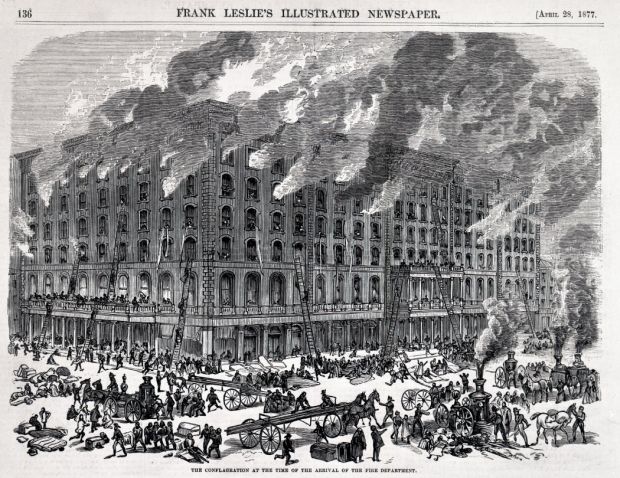 Southern Hotel fire, 1877